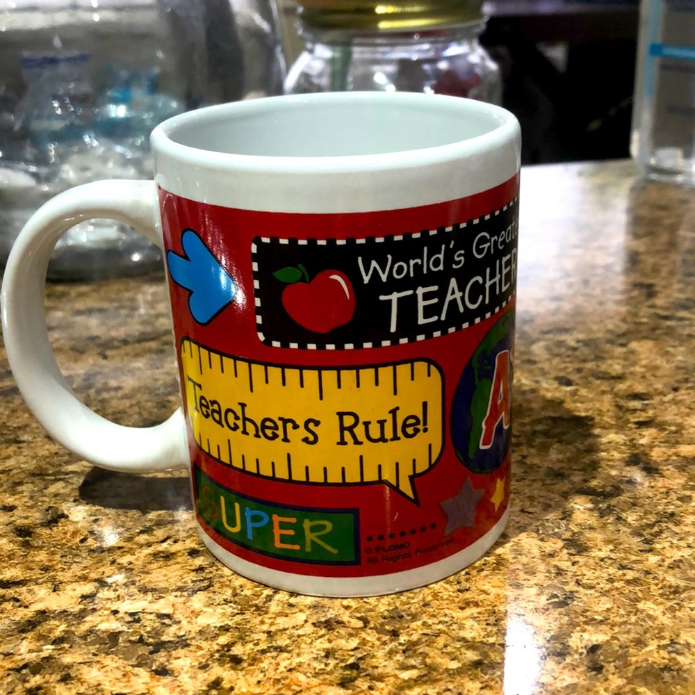 World’s Greatest A+ Teacher 8 oz.  coffee mug!